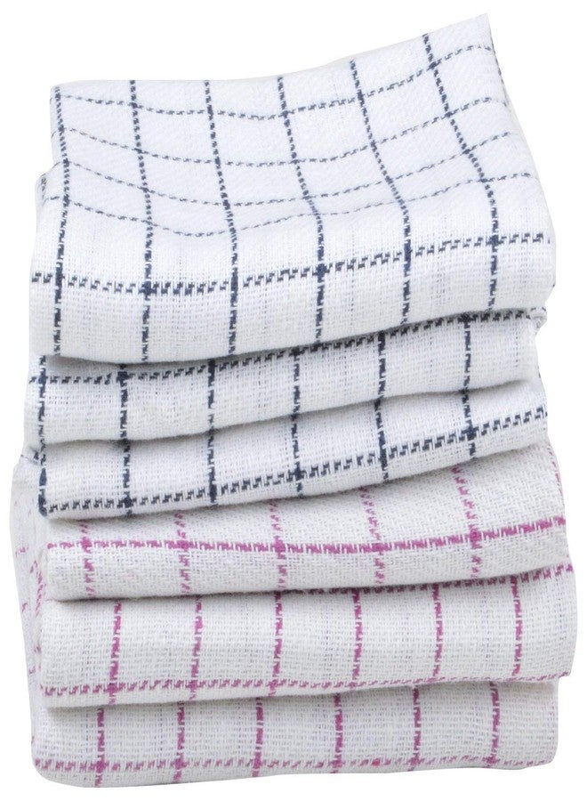 HSR Collection Cotton Kitchen Cloth/Napkins | Fridge Kitchen Cleaning & Roti Napkins | 18x18 Inches - Multicolor (Pack of 6) - Image 1